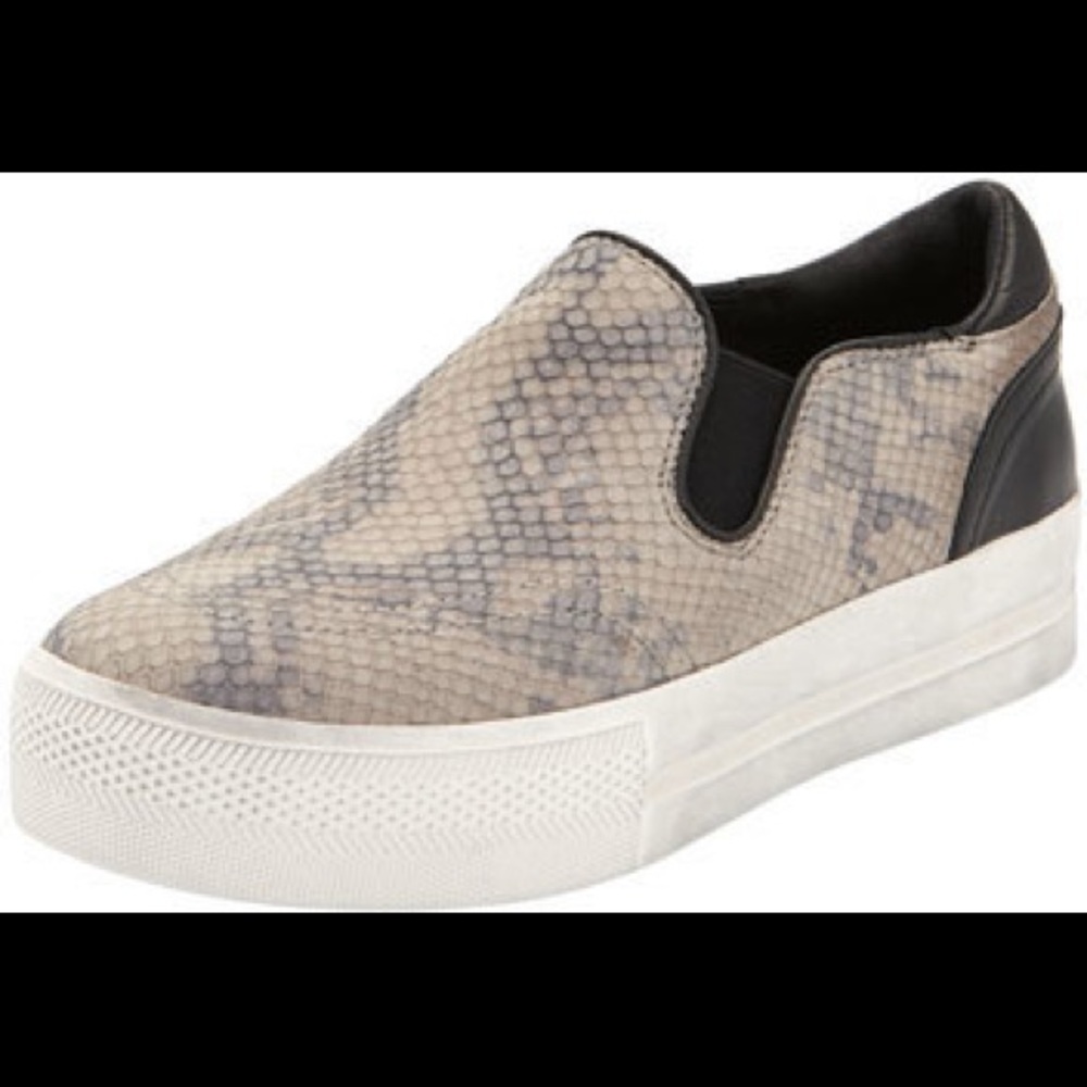 ASH Jungle Snake Print Platform Sneakers